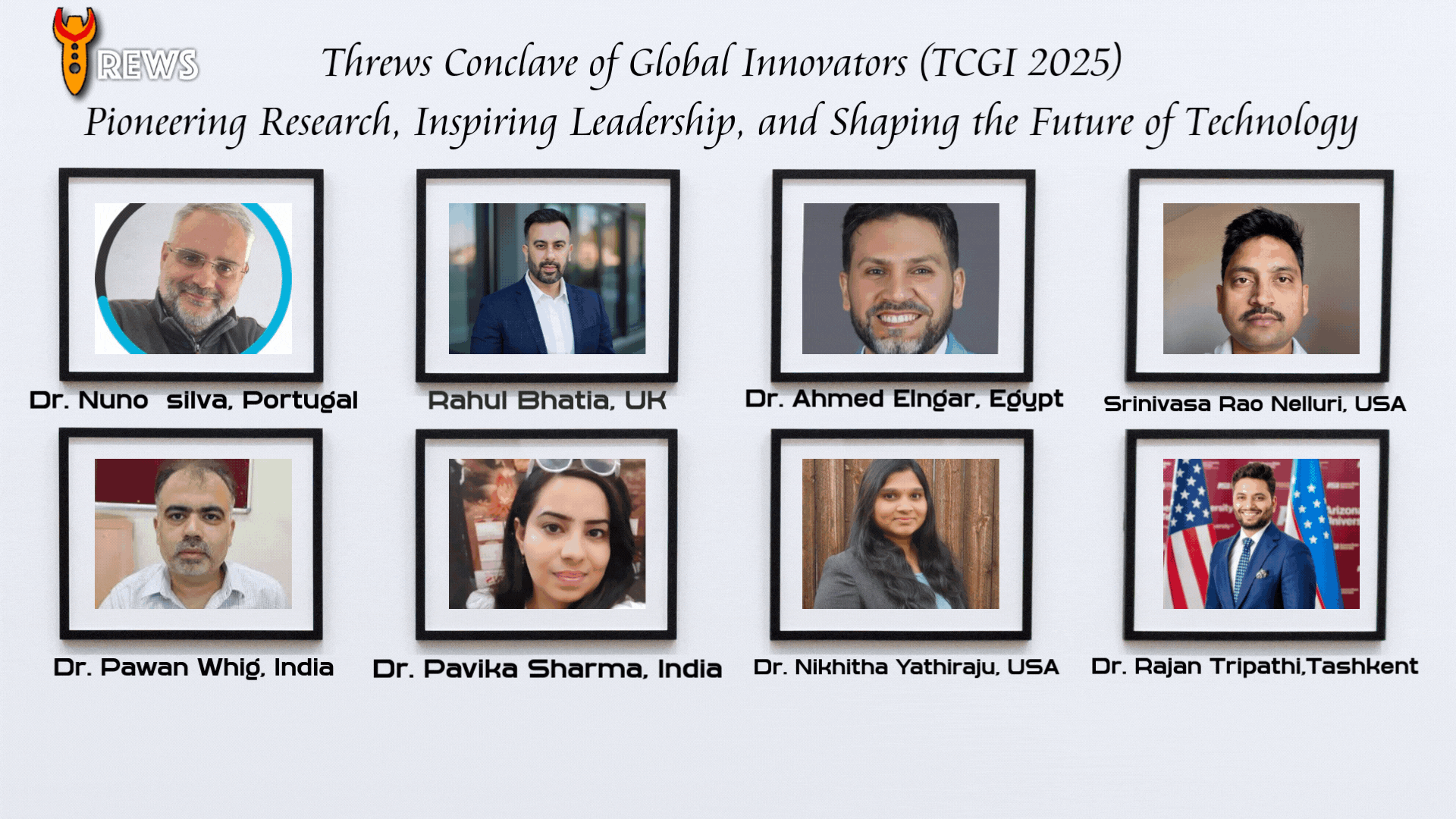 Threws Conclave of Global Innovators (TCGI 2025) Showcases Visionary Insights on AI and the Future of Technology